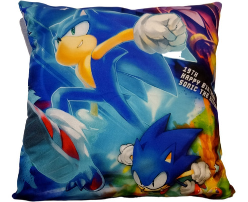 Cojín Almohada Sonic The Hedgehog 45x45 Cm 