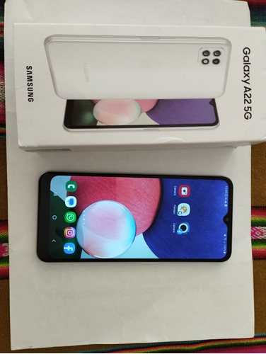 Samsung Galaxy A22 5g Blanco 128gb Como Nuevo Sin Detalles