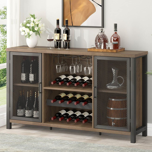 Ibf Industrial Wine Bar Cabinet For Liquor And Glasses, Far.