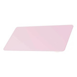 Desk Pad Padrão Couro Rosa Clarinho Feltro Costurado Básico