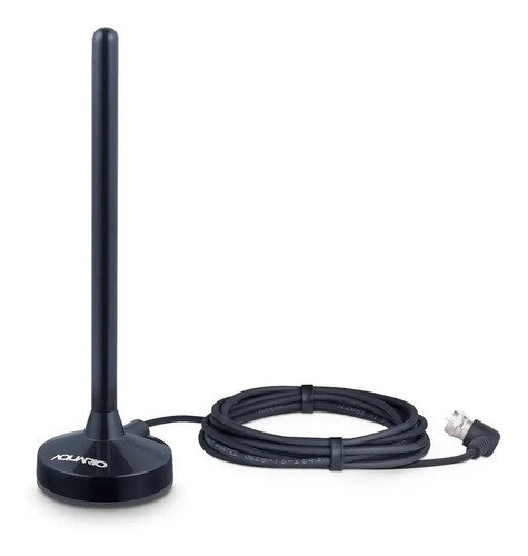 Antena Interna Aquário Dtv-100p Tv Digital Hdtv 4k Fm  2,5m