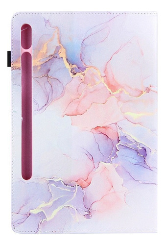 Estuche Para Tableta Galaxy White Purple Para Samsung S7 /s8