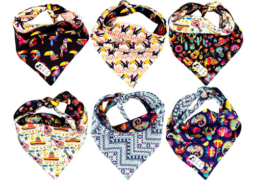 Bff 3 Bandanas Para Perro Paliacates Doble Vista 6 Looks 038