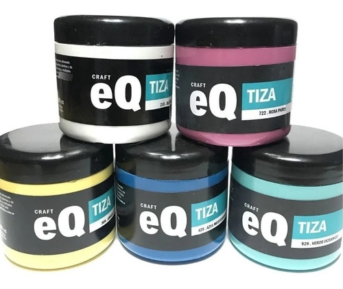 Pintura Tiza Chalk Eq Arte 200c V/colores Multiples Soportes