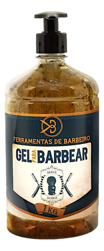 Gel Para Barbear Shaving Gel 1 Kg Ferramentas De Barbeiro