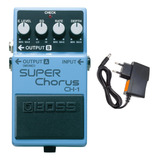 Pedal Efeito Boss Ch-1 Super Chorus Ch1 Guitarra C/ Fonte