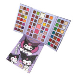 Paleta Sombra De Ojos C/rubor Iluminador Y Contorno Kuromi