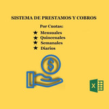 Sistema Excel  Para Cobros Y Pagos En Distintos Plazos