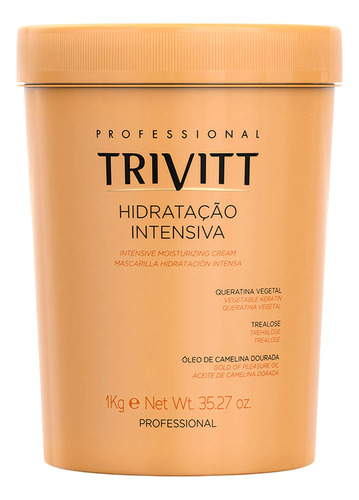 Itallian Color Máscara De Hidratação Intensiva Trivitt - 1kg