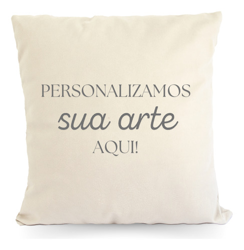 Capa Almofada Personalizada Sublimação Suede Premium 45x45