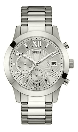 Guess Men's Classic For Hombre, Plata, Hombre Estándar