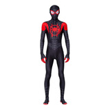 Disfraz Spiderman Miles Morales Lycra  Para Adultos