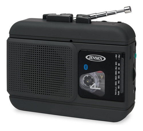 Jensen Mcr-60 Mcr-60 Casete Personal Portátil Con Radio, Blu