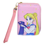 Billetera Sailor Moon Con Luna (12,5 X 9 Cm)