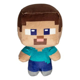 Peluche Mini Steve Minecraft 11 Cm Original Nuevo