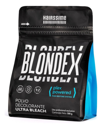 Blondex Polvo Decolorante X 500gr Hairssime Profesional