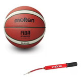 Pelota Básquet Profesional Molten B7g4500 + Inflador Lmr 