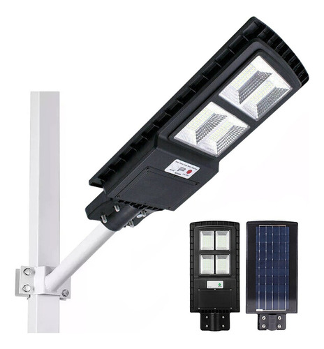 Luminária Solar Poste Iluminação Publica Fotocélula Sensor