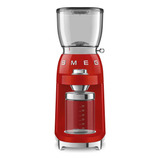 Molinillo De Café Smeg Estilo Retro Años 50, Cgf01 Rojo