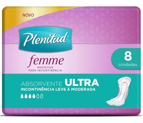 Absorvente Ultra Plenitud Femme 8 Unidades