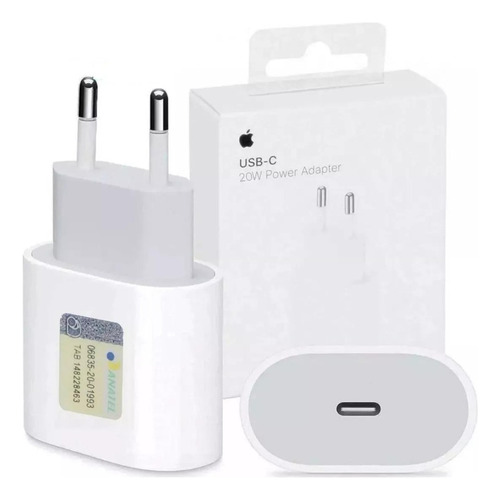 Carregador Fonte Apple iPad iPhone Turbo Usb-c 20w Original