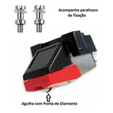 Capsula Com Agulha Para Toca Discos Ponta De Diamante 