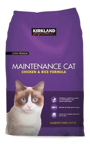 Kirkland Signature Para Gato Adulto De Pollo Y Arroz 25lbs