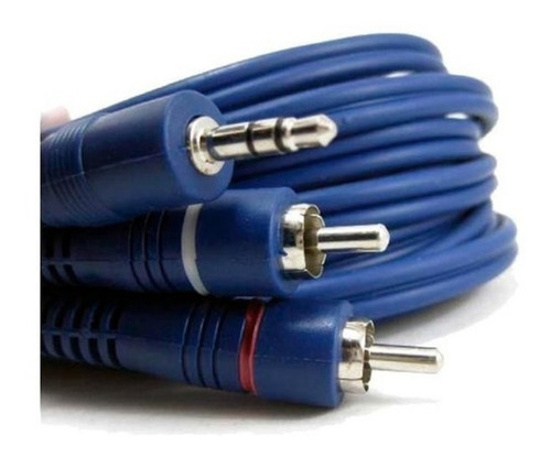 Cable De Audio Miniplug 3,5 A 2 Rca 2m Alta Calidad Esdj
