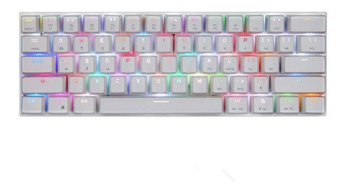 Teclado Mecanico Gamer Com Bluetooth Motospeed Ck62 Rgb