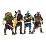 Conjunto De 4 Figuras Tortugas Ninja P14