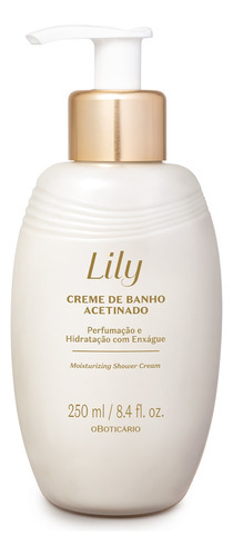  O Boticário Lily Creme De Banho Acetinado 250ml