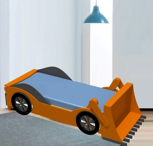 Cama Infantil Auto Topadora Hot Wheel