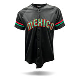 Jersey Casaca Beisbol Mexico Deporte Bordada Baseball 