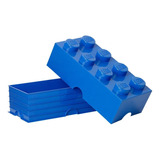 Lego Bloque Apilable Contenedor Original Grande Blue