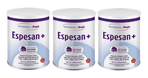 Pack X3 Espesan Lata Libre De Lactosa Y Gluten 300g