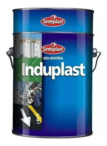 Pintura Epoxi Negro Brillante  1lt.sinteplast + 1pincel 10