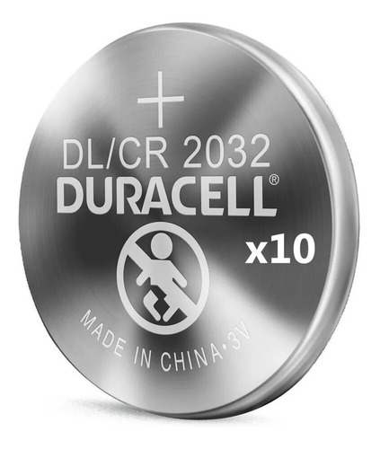 6 Pilhas Duracell Cr2032 3v Lítio Bateria Moeda 