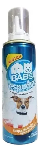 Shampoo Perros Gatos Espuma Baño Seco Aerosol Babs 