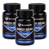 3 Magnesio Quelado + Zinc - 270 Capsulas Extremo Sur