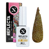 Reflecta Glitter Gel Para Uñas, Elige Color. Studio Nails Color Azul No. 3