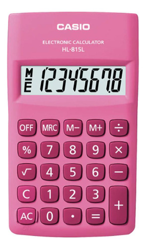 Calculadora Casio De Bolso Hl-815l-pk - Pink