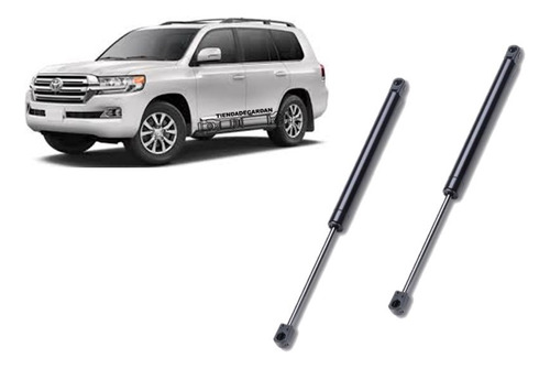 Kit X2 Amortiguadores Porton Trasero Toyota Land Cruiser Foto 2