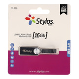 Kit 20 Memoria Usb Stylos Tech St100 16gb 2.0 Plateado