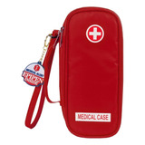 Estuche Médico De Transporte Portátil De Insulina Rojo