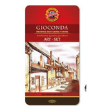 Set Dibujo Koh-i-noor Gioconda 8890 En Lata X 10 Piezas