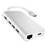 Hub Satechi 8 Puertos Usb C ( Usb-a Hdmi Usb-c  Pd  Sd /msd)