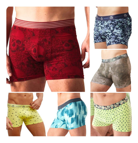 Pack X3 Boxer G3 Calzoncillo Hombre Algodon/lycra Estampados