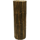 Paquete De 10 Varas De Bambú/carrizo Negro Natural Tratado 