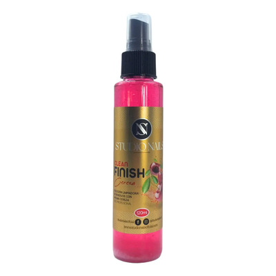 Quitaesmaltes Studio Nails Clean Finish Clean Finish Fragancia Cereza 120ml | MercadoLibre