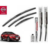 Kit 3 Plumas Escobillas Limpiabrisas Nissan Kicks 2018